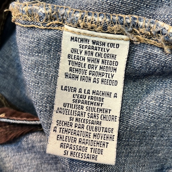 Vintage Caribbean Joe Size Small Petite Denim Jacket with 4 Front Pockets. EUC - Picture 7 of 7